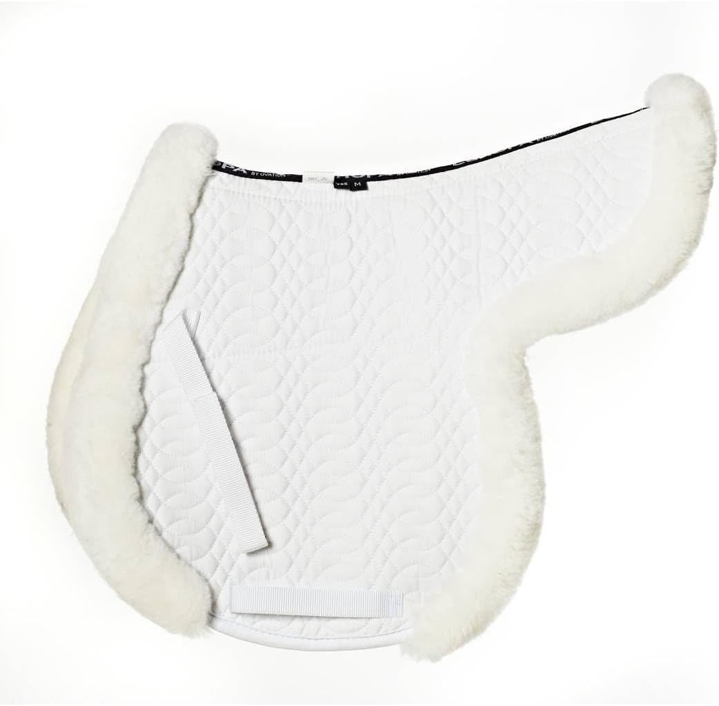 Ovation Europa Sheepskin Show Pad White 16-16.50