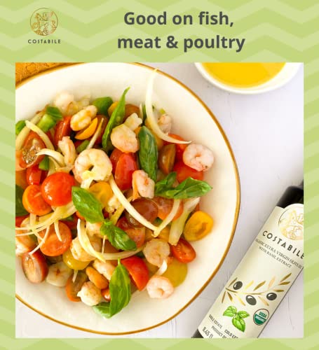 Olive Oil Sampler And Basil Infused Olive Oil From Italy. Fresh Flavor To Experiment With Your Dishes - Costabile #TOP5