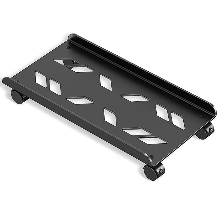 Buy Deston Computer Tower Cart CPU Metal Rolling Stand, Mobile PC Cart