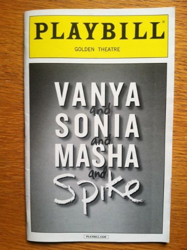 Brand New Playbill from Vanya and Sonia and Masha and Spike from the Broadway run of the play preformed at the John Golden Theatre starring David Hyde Pierce Julie White Kristine Nielsen Creed Garnick Written by Christopher Durang