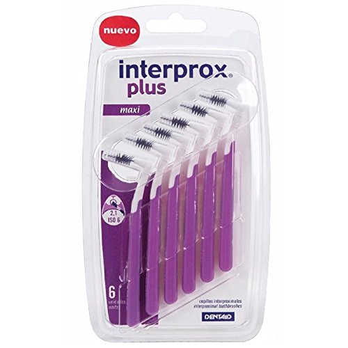 Interprox Plus Interproximal Brush Maxi - Purple 0.9mm - Pack of 6 x 12 Pack