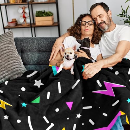 Couverture polaire étoiles de qualité supérieure pour literie et divan - 7