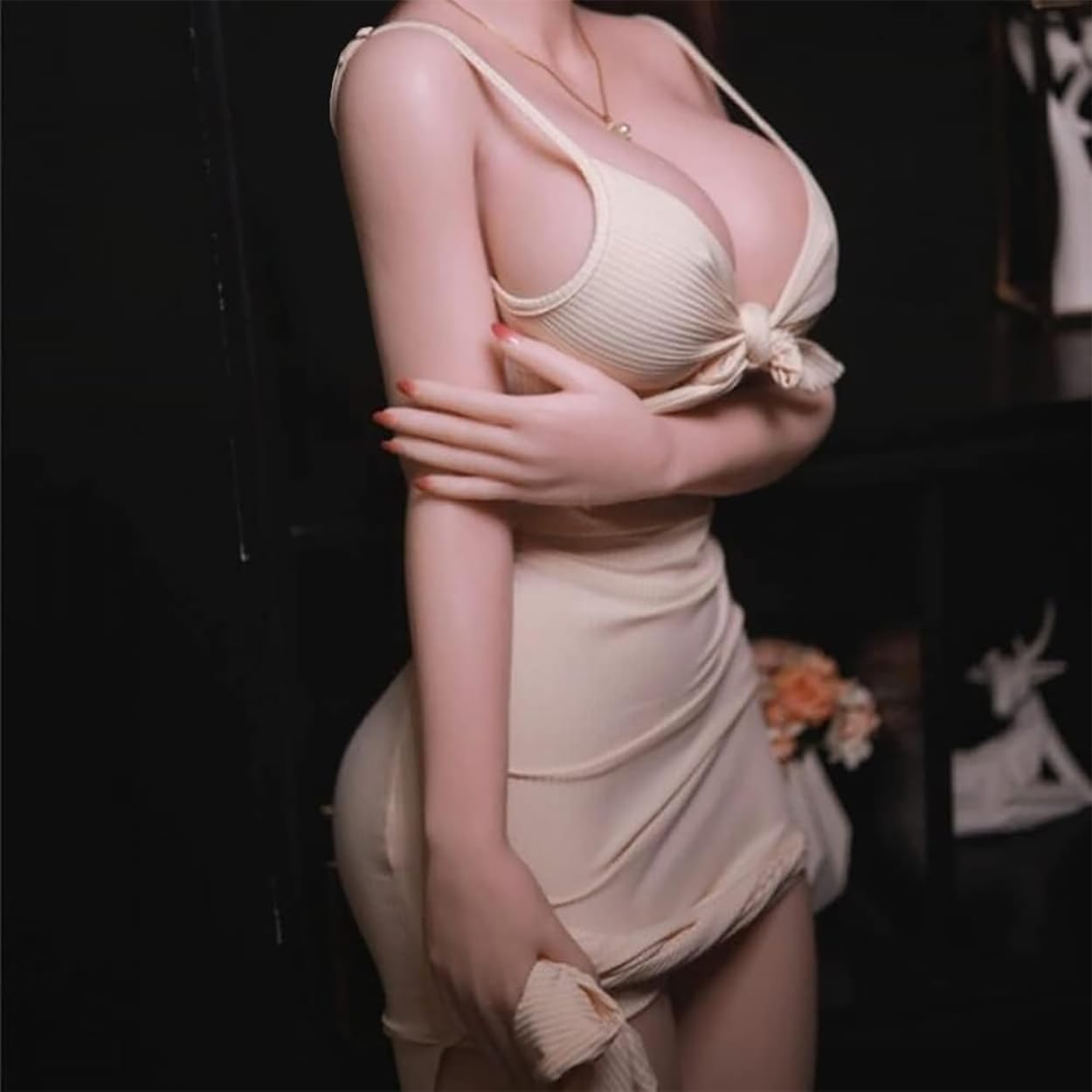 29LB Sex Dolls, 3.28FT Sex Dolls, Realistic Sex Doll Shaking Boobs Plump Buttocks Life Like Silicone Sex Doll Full Body Sex Doll with Standing Feet Plump Sexy Love Dolls Full Size Sex Doll White Skin