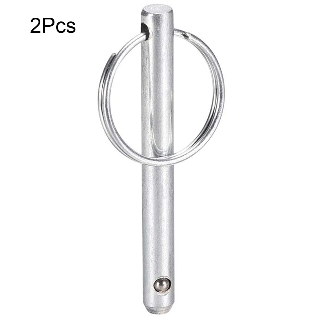 TA-VIGOR 2Pcs Quick Release Pins, 6mm Dia 60mm Length Bimini Top Pin Marine Hardware Carbon Steel for Boat Accessories Marine Hardware - Image 3