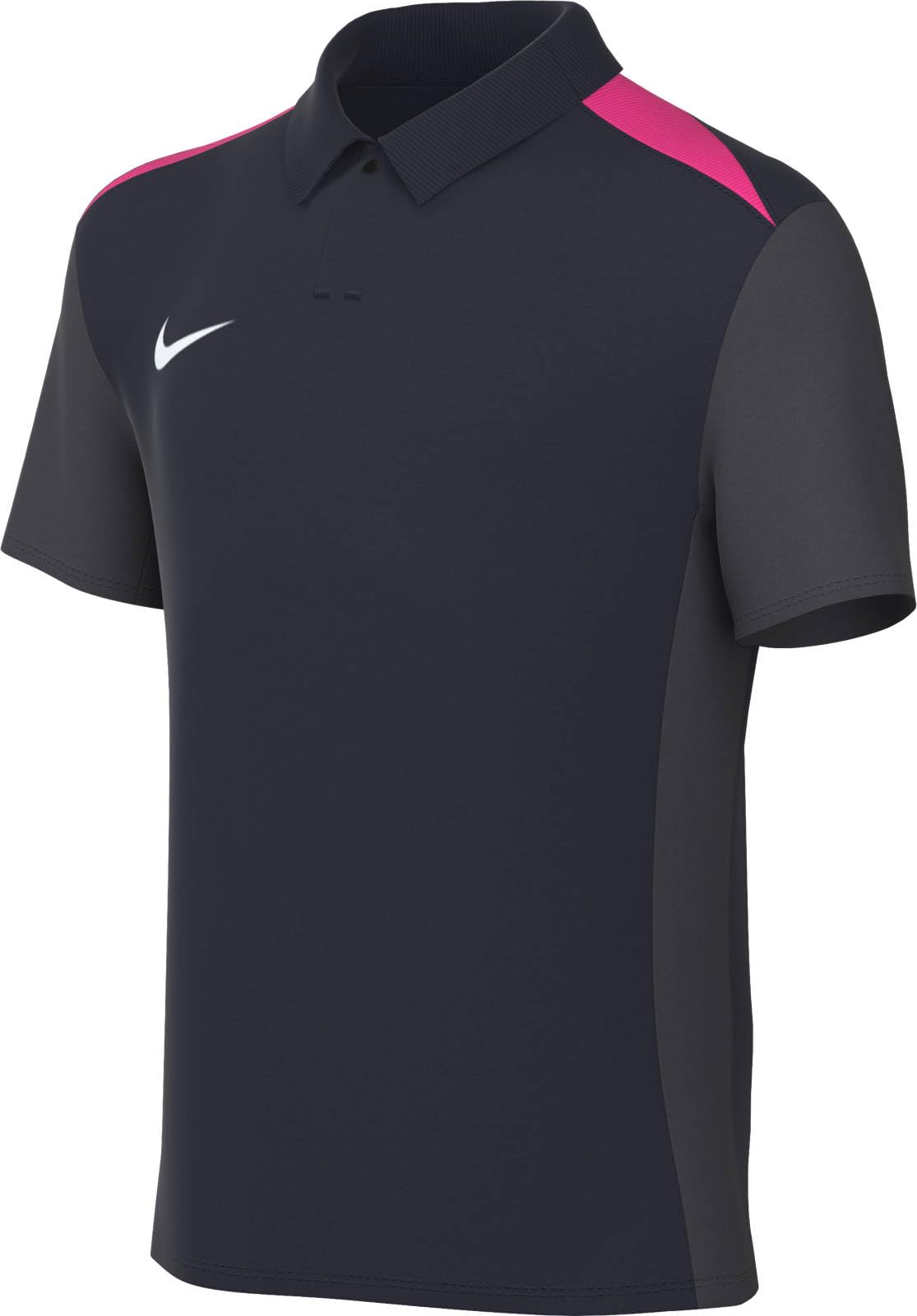 NIKE FD7604-410 Y NK DF ACDPR24 SS POLO K Sweatshirt Unisex OBSIDIAN/ANTHRACITE/HYPER PINK/WHITE Size XL