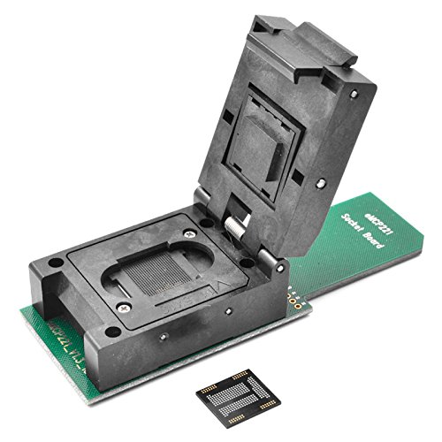 Memoria FBGA ALLSOCKET eMMC169/153 eMCP162/186 eMCP221 eMCP529 Programmatore dell'adattatore di prova per il danneggiamento fisico dei dati Android(4pz/set,SD Interface)