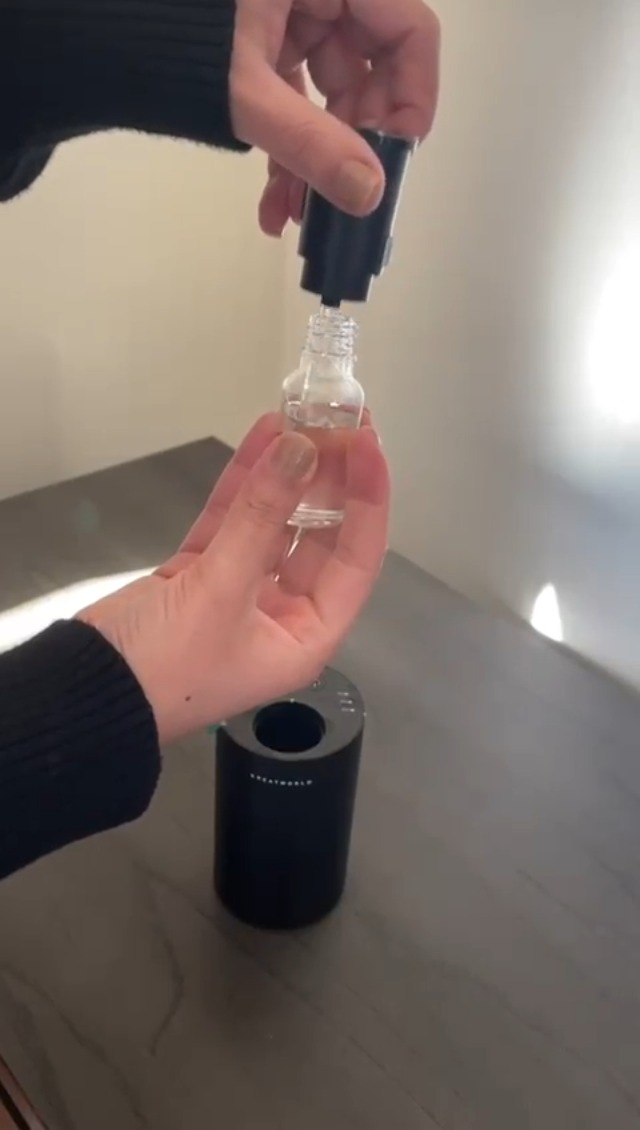 Difusor aromático eléctrico portátil sin agua 20ml miniatura 7