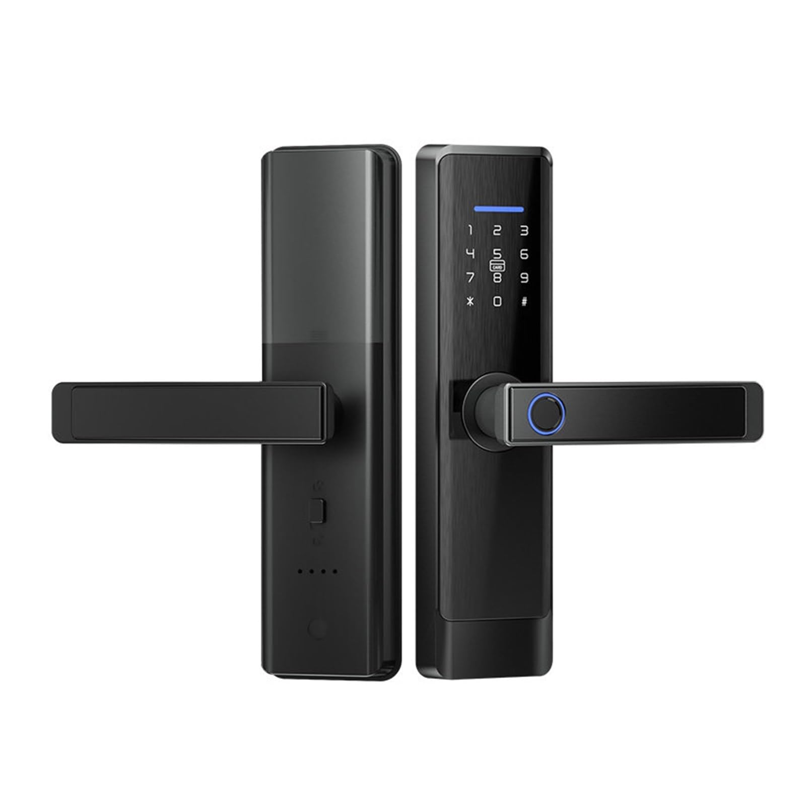 WiFi Electronic Smart Door Lock Biometric Fingerprint Smart Lock with Handle Safe and Convenient for Home smart Door Lock