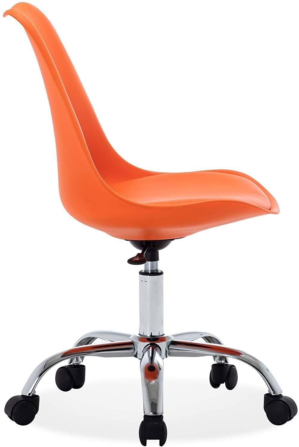 CRAFTSPEN Height-Adjustable Revolving Stool with Black Wheels & Back Support – Ideal for Kitchen, Clinic, Hospital, Salon, Spa, Restaurant, and Bar – Ergonomic Design 4