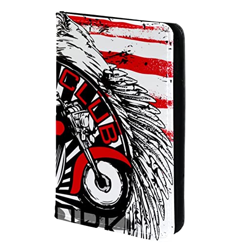 Passport Holder For Women And Men, Travel Passport Wallet Passport Cover Travel Documents Organizer Motorcycle　Raptor　Cool #TOP1