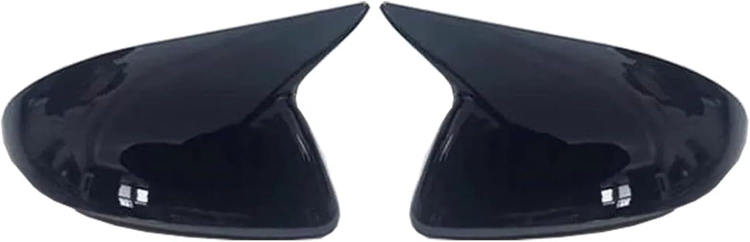 Compatible For Accent/Solaris I30 2017-2022 Car Rearview Side Mirror Cover Sticker Wing Cap Exterior Door Case Trim Carbon Fiber (Color : With Light Carbon)