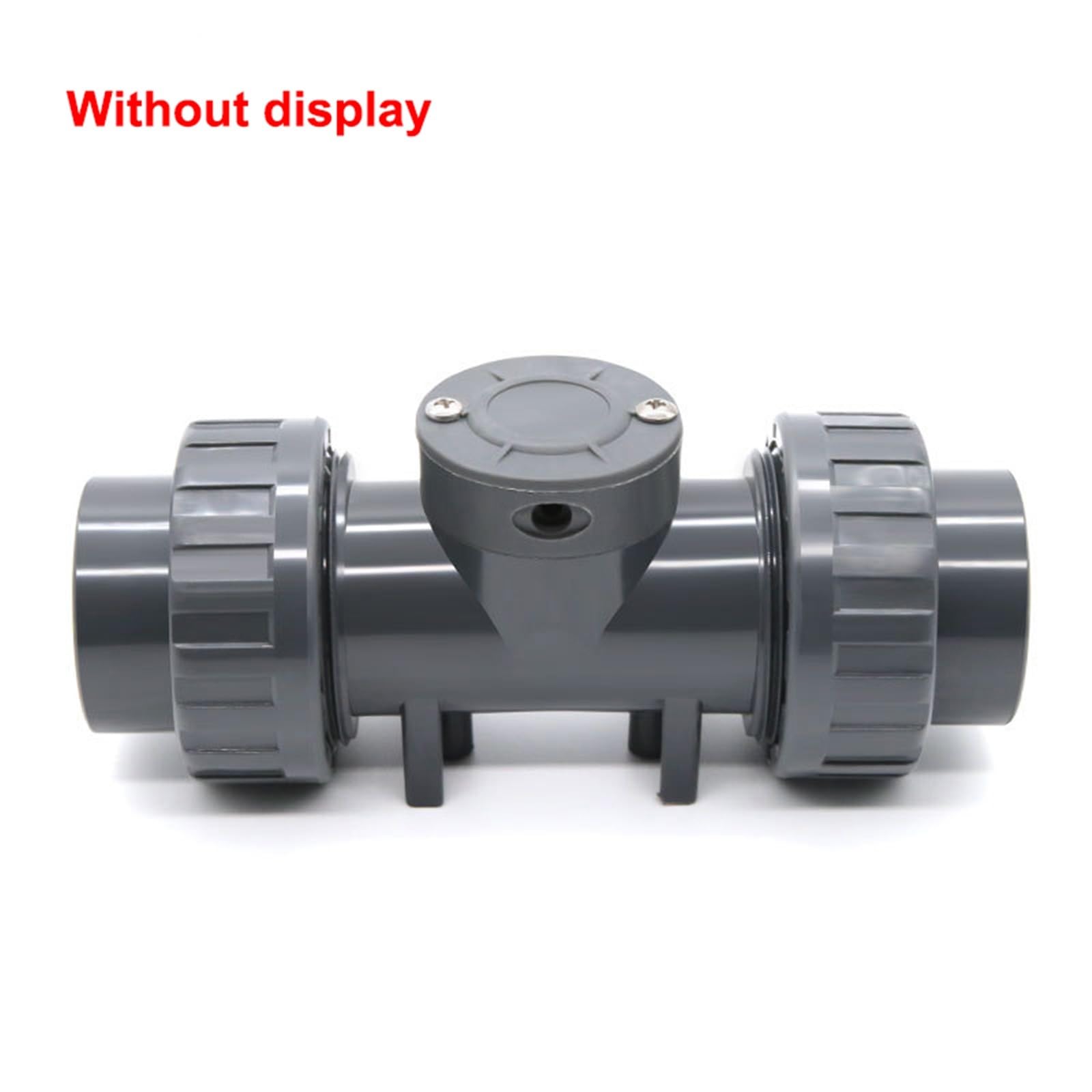 DN25-80 Wysoka dokładność Inteligentny cyfrowy wyświetlacz RS485 Elektroniczny czujnik przepływu LCD PVC do nawadniania rolniczego/ogrodu 1 szt. (wersja LCD, jeden rozmiar)