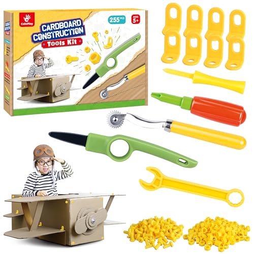 255 Cardboard Tools for Kids, Cardboard Cutter for Kids, Tools fo...