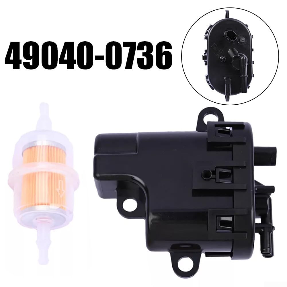 EFI - Bomba de combustible de repuesto compatible con motores FS730V FX800V FXT00V OEM 49040-0736, componente del sistema de combustible, ajuste de alta universalidad, material ABS negro