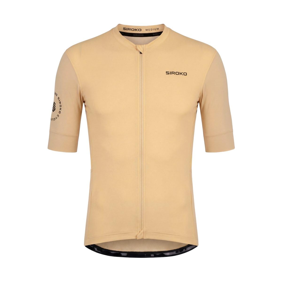 SIROKO - Maglia da Ciclismo Gravel a Maniche Corte GM2 Golden Pedals Yellow