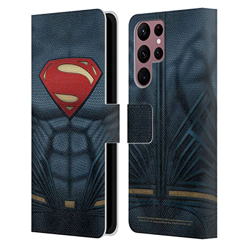 Étui Galaxy S22 Ultra protection Superman Dawn of Justice housse portefeuille antichoc en cuir