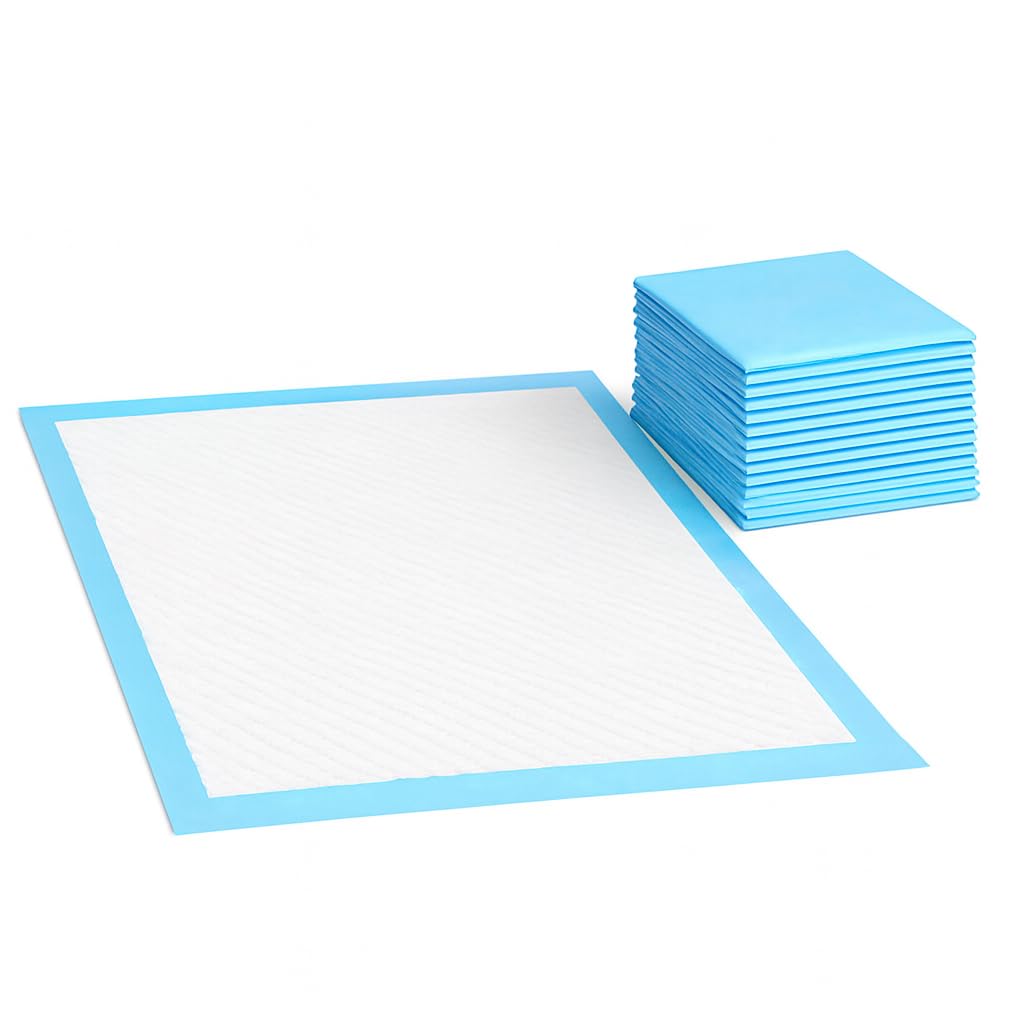 ROCINHA Large Disposable Underpads 60 x 90 cm | Ultra Absorbent Leak-Proof Gel Protection | Soft & Skin-Friendly Bed Pads | with Floor Gripper Tape | Adult & Elderly Care | Pack of 10-image-12