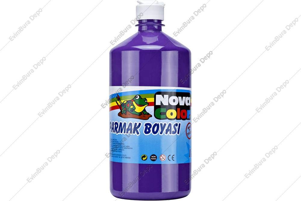 Nova Color Pintura para dedos 1000 g, color morado