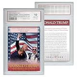 Trump Trading Card - Donald Trump Collectibles, GEM Mint 10 Rated, Iconic 2024 Political Memorabilia Gifts (Card)