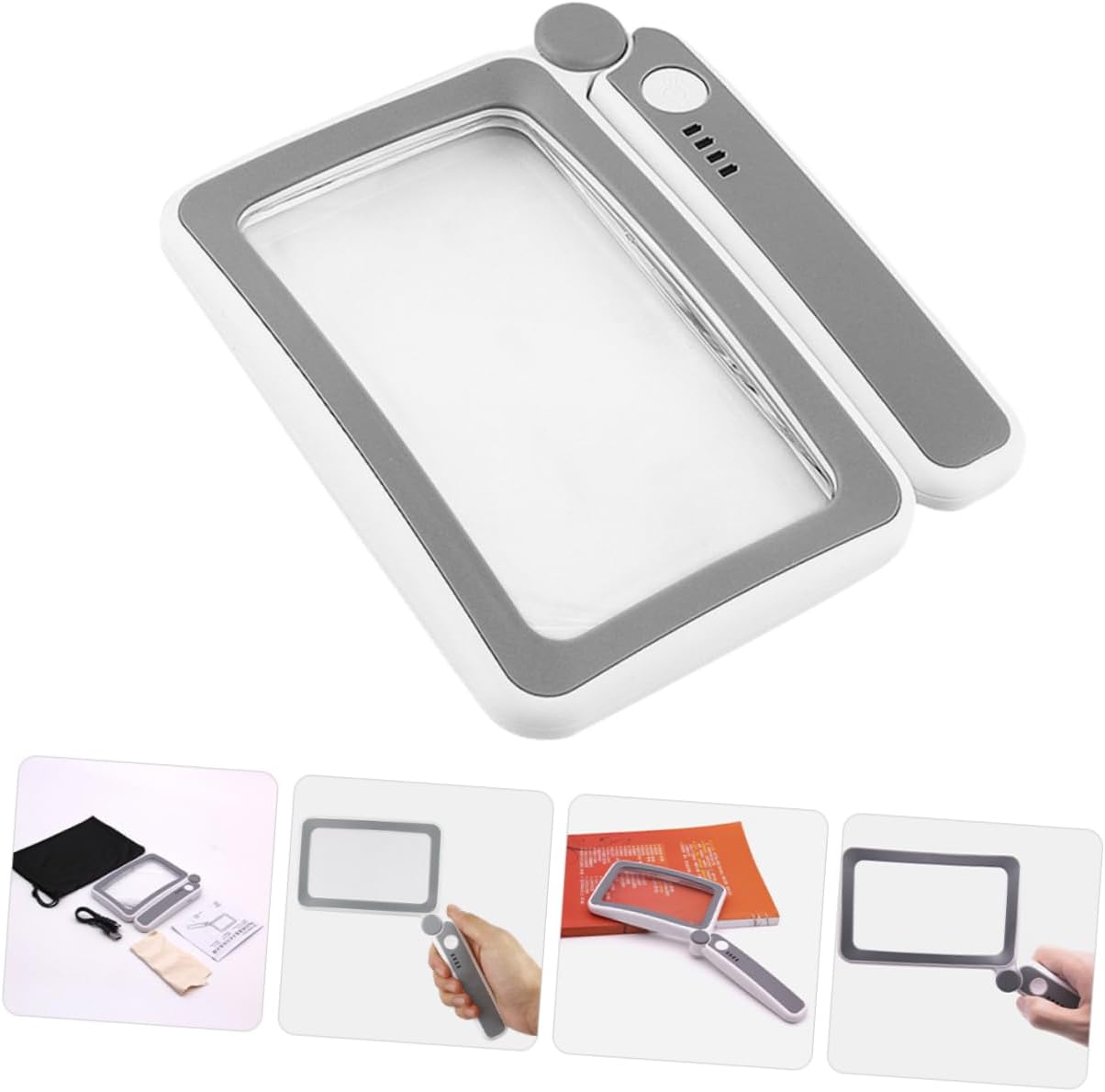 VALICLUD 1set Led Reading Magnifier Portable High-Definition Tool for Close Work Reading and Hobbies Lightweight Design Convenient Carrying Capability