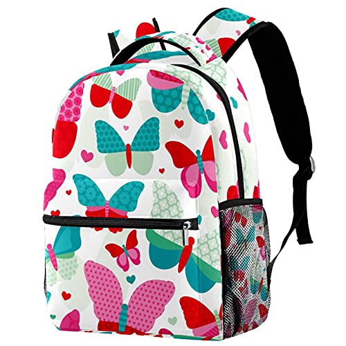 Sac à dos décontracté pour femme ergonomique et léger à imprimé fleuri