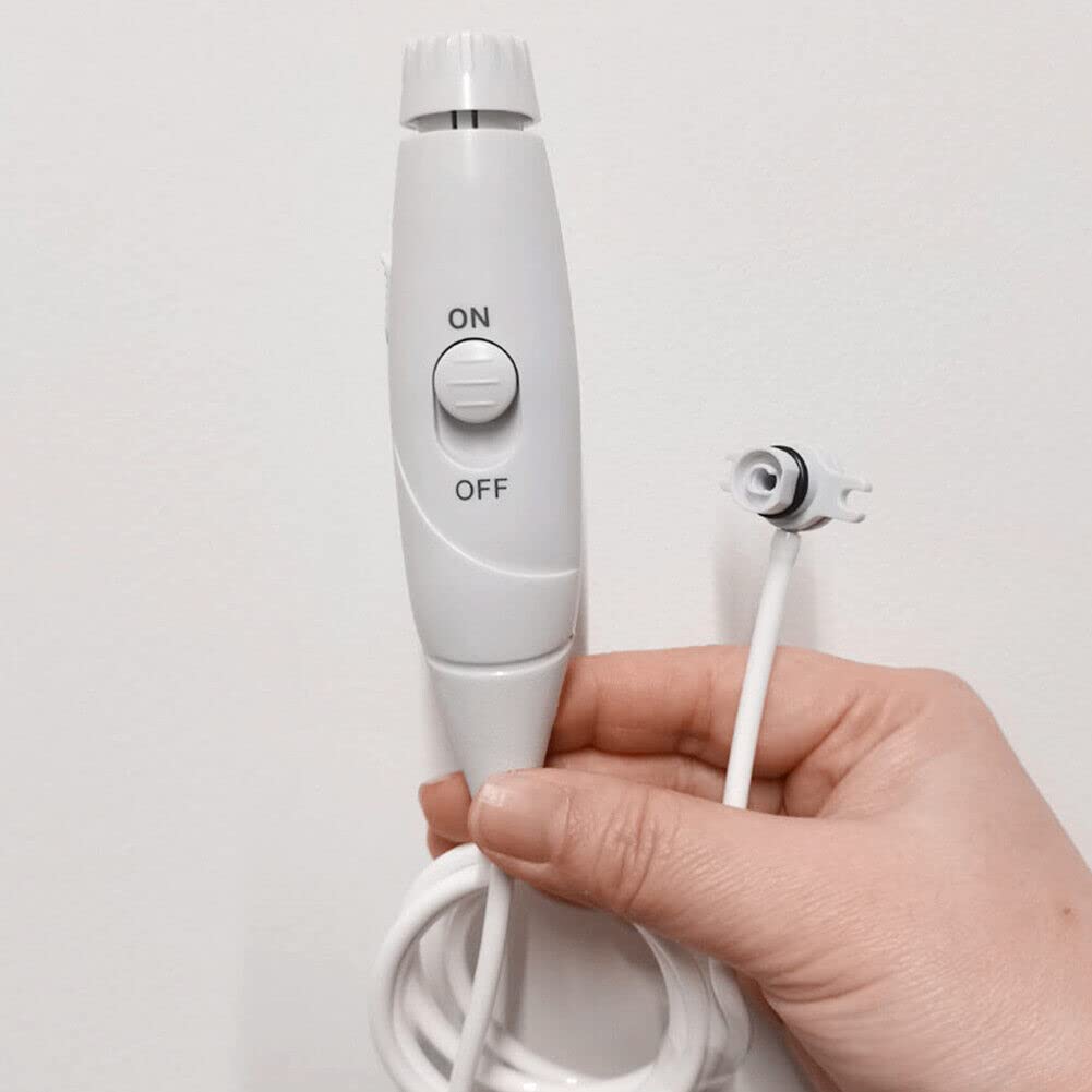 Meijunter Manico in Plastica per Filo Interdentale D'acqua, Tubo Dell'acqua Tubo di Ricambio Compatibile con Waterpik Irrigatore Orale WP-100/WP-120/WP-130/WP-660/WP-900