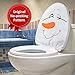D-FantiX 4-Piece Snowman Santa Toilet Seat Cover and Rug Set Red Christmas Decorations Bathroom 2023