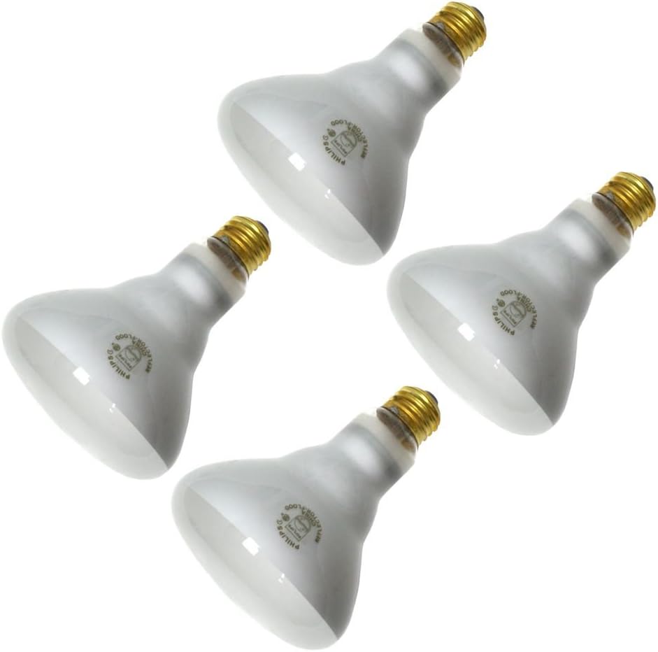 Philips B3G1 65-Watt Indoor Flood Display Light Bulb (4-Pack)