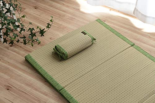 イケヒコ い草 クリア 枕 まくら 高さが調整できる 抗菌防臭 消臭 シンプル 小林製薬コバガード使用 約30×15cm グリーン #7559359