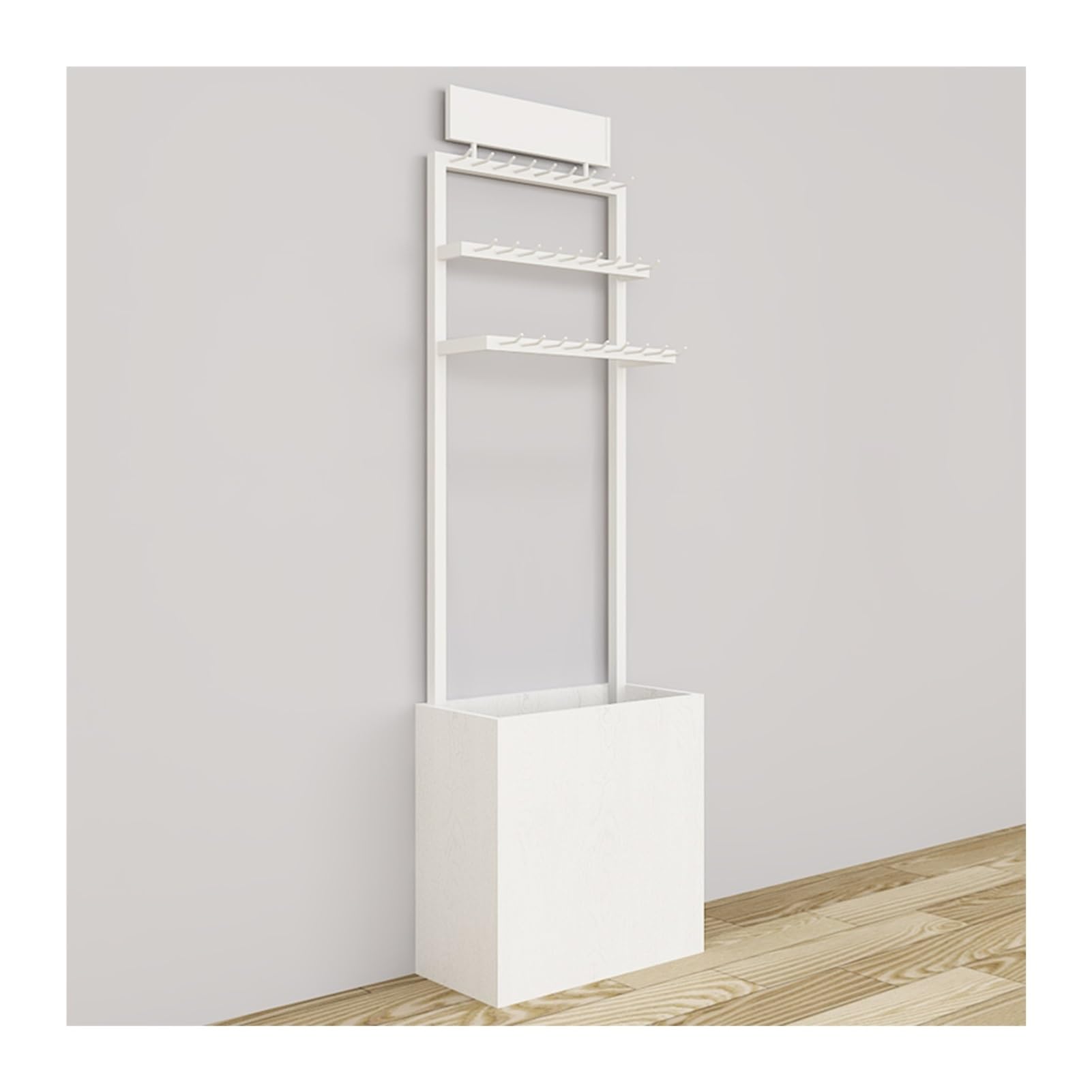Estantes de exhibición de Cinturones de pie para Venta minorista, Ganchos Colgantes para Tiendas de Ropa, Organizador de Cinturones, Bufandas, chales, Bolsos, j,B-50x25x165CM
