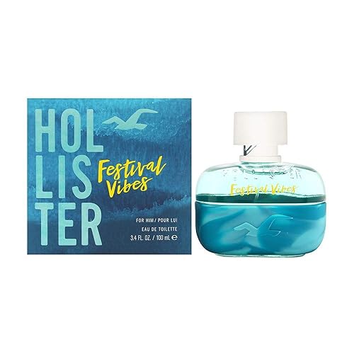 Hollister Festival Vibes Eau de Toilette en espray para hombres 34 onzas Hollister Festival Vibes Eau de Toilette en espray para hombres 34 onzas