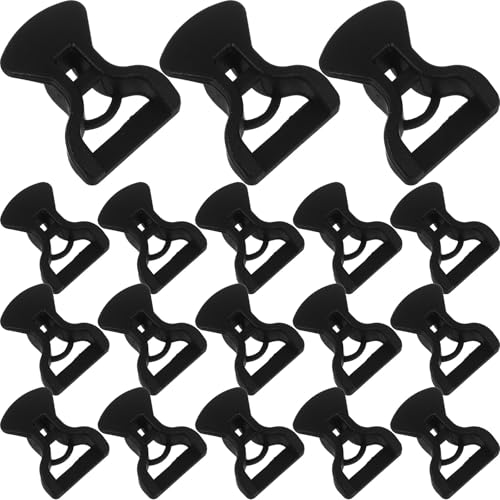 DEARMAMY キャンプ用テントロープバックル 50個: 防風プラスチッ ップ - コードテンショナー 滑り止め - アウトドアテントラインアジャスター ファスナー 継手