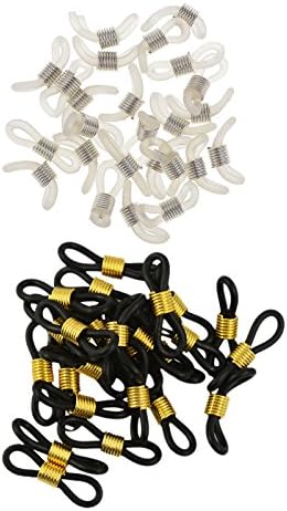 100 Piece Bulk Rubber Eyeglass Spectacle Strap Loop Chain End Crafts Making