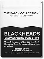 Vista 1 de The Patch Collection® – Tiras limpiadoras de poros para puntos negros Carbón, hamamelis, aloe vera (paquete de 20)