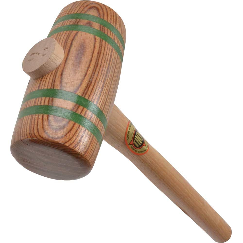 Thor Green/Brown Hardwood Mallet
