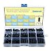 Zmbroll 235Pcs Black Round Spacer OD 7mm ID 3.2mm for M3 Screws 15Sizes ABS Non-Threaded Column Standoff Support Spacer Round Straight Tube Plastic Washer Standoff