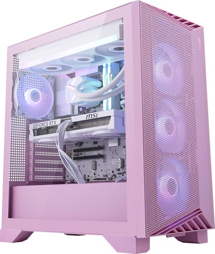Image of msi Aegis RS2 AI Pink Gaming Desktop PC | NVIDIA GeForce RTX 5060 Ti | Intel Core Ultra 7 270K | 32GB DDR5 RAM | 1TB NVMe SSD | 360mm AIO Liquid Cooling | Wi-Fi 6E | Windows 11 Home | C2NVM7-2254US