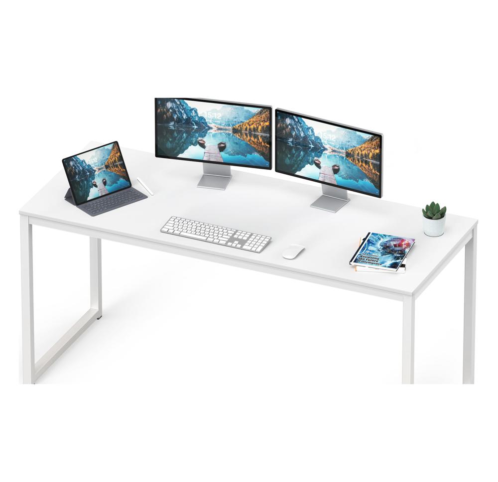 Amazon.com: SHW Mission 55-Inch Home Office Computer Desk, White