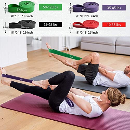 Vas Resistance Bands For Working Out – Strength And Mobility Pull Up Assistance Bands Set For Women, Men – Heavy, Thick & Long Exercise Resistance Training Band -Legs Glutes Workout #TOP2