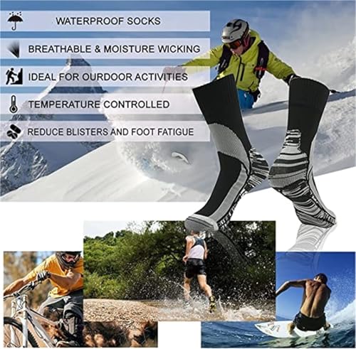 Calcetines impermeables y transpirables de senderismo para hombre y mujer 6