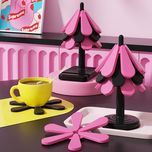 Dessous de verre arbre pour aliments chauds évitant les taches de table