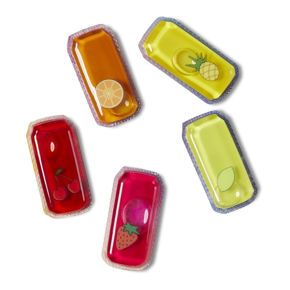 CrocsUnisex's Jibbitz Shoe Drinks Multi Pack, Charms for Adults, Summer Seltzer, 5 Pack