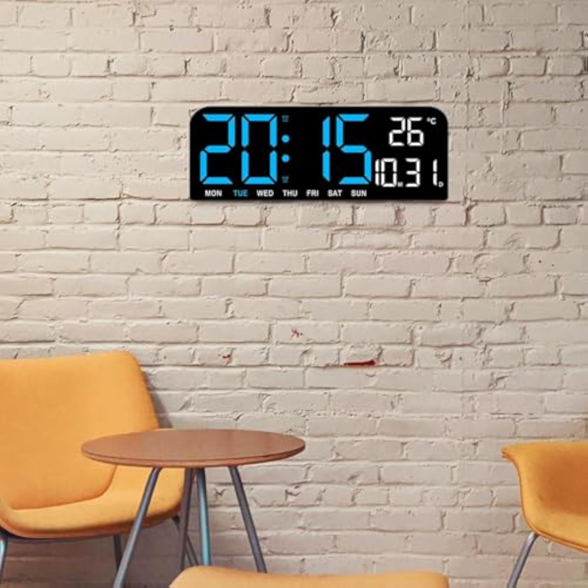 Digital Alarm Clock with Temperature Display