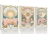 QRZYKKYD Vintage Tarot Set of 3
