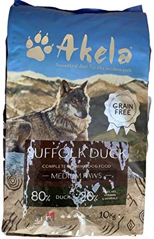 Akela Suffolk Duck VAT free for working dogs (Medium paw 10kg)
