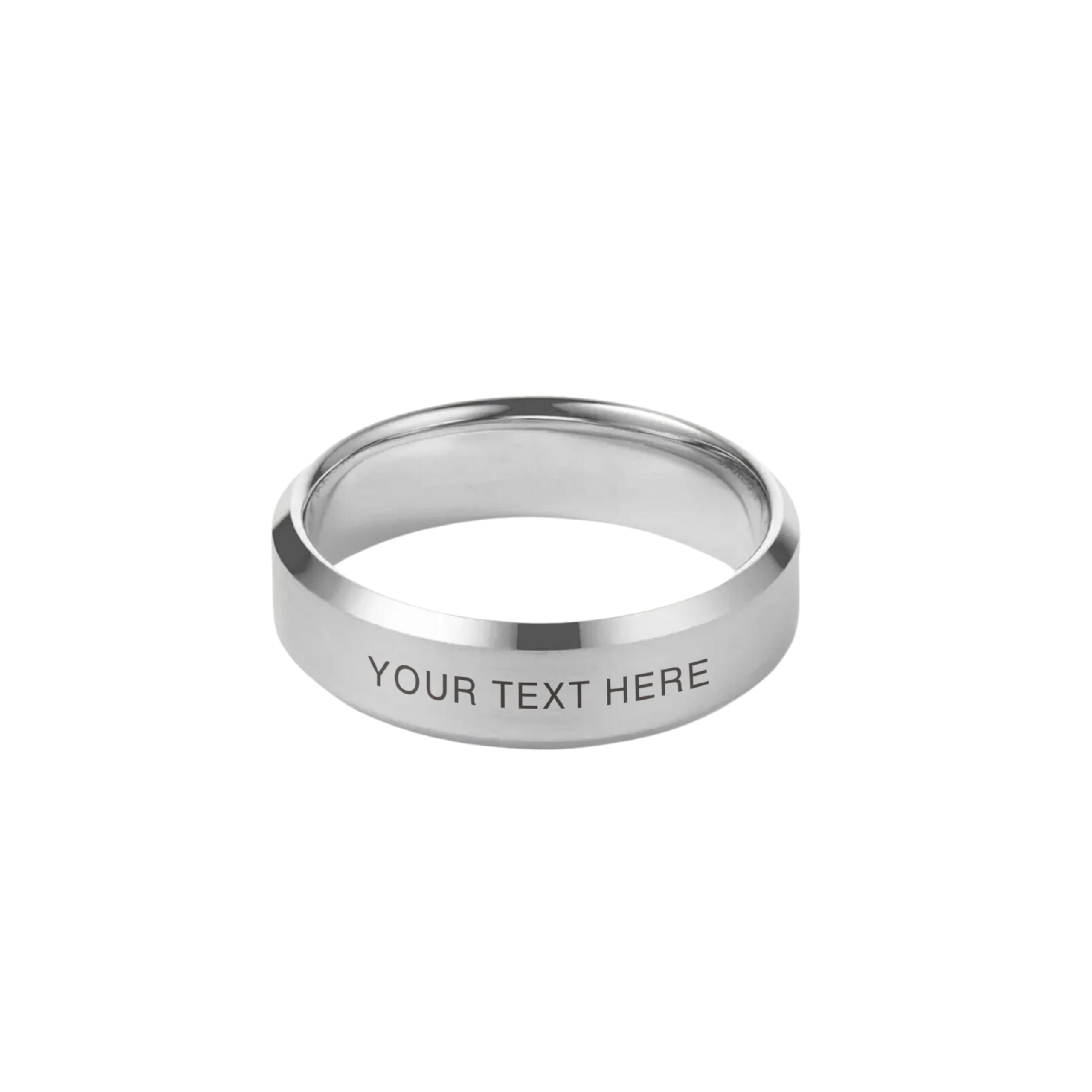 silver personalised ring | custom ring | silver plated ring | silver ring | name ring | unisex for men & women | stainless steel material | best for gifting | sizes 17,18,19,20,21&22mm