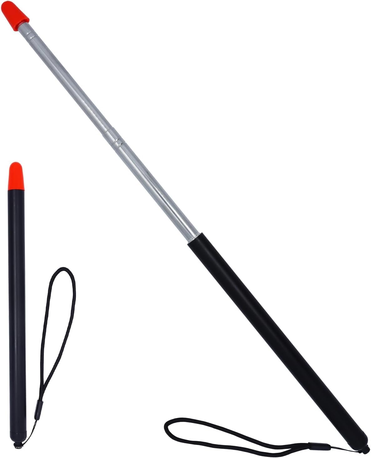 指し棒 指示棒 プレゼン会議セミナー用品 伸縮自在 ロング ポインター ハンドポインター プレゼンテーション 握りやすい 小道具 セミナー 研修 授業 (1個セット 黒)