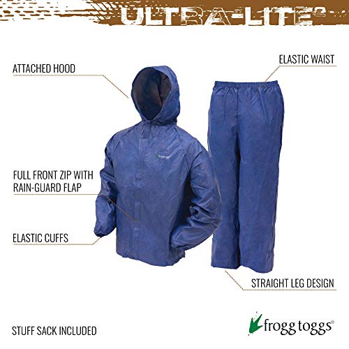 Frogg Toggs Youth Ultra-Lite2 Waterproof Breathable Rain Suit, Small #TOP1
