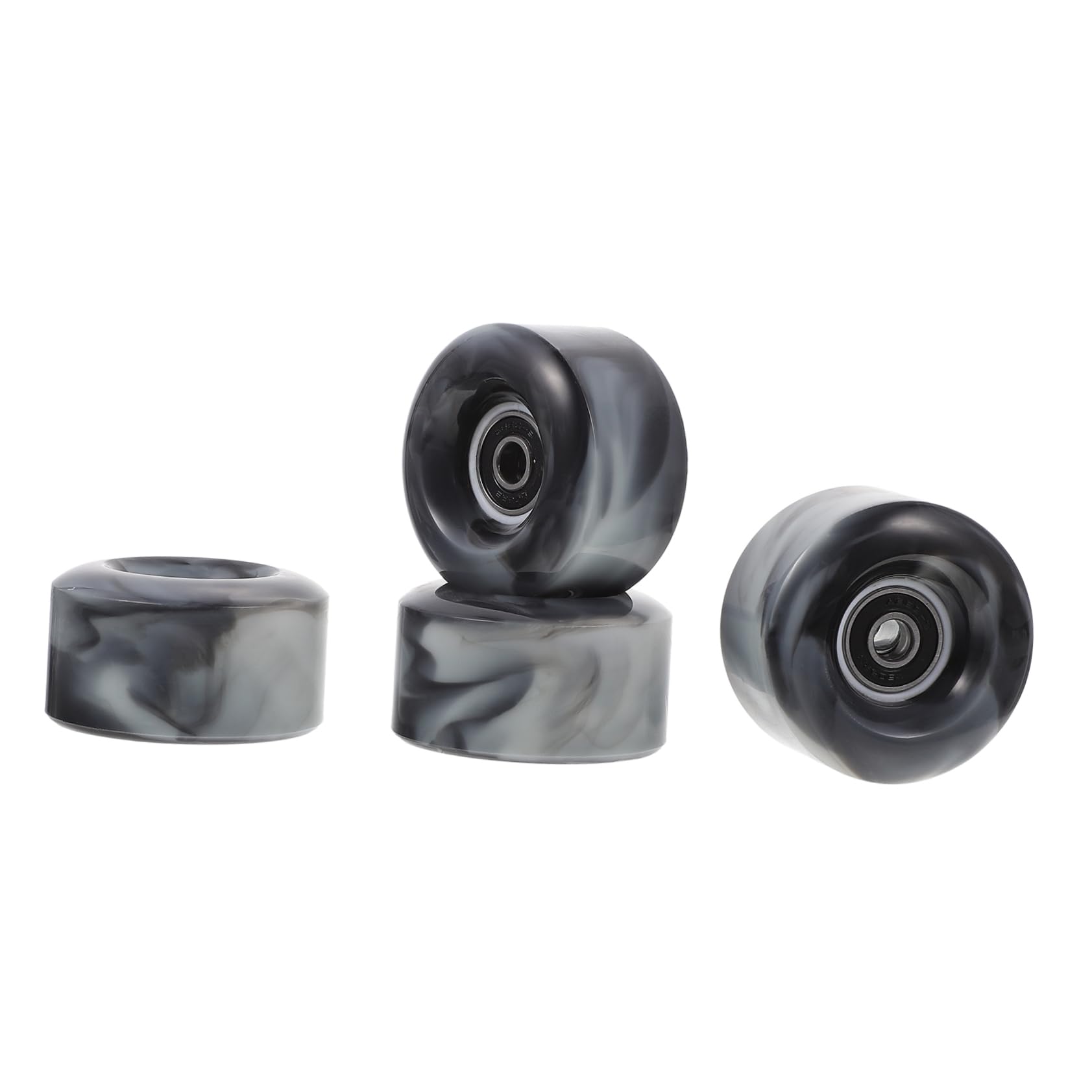 YARNOW Skating Wheels Set 4pcs Roller Skates Accessories Chic Pu Wheels Flat Roads Ramps Compatible