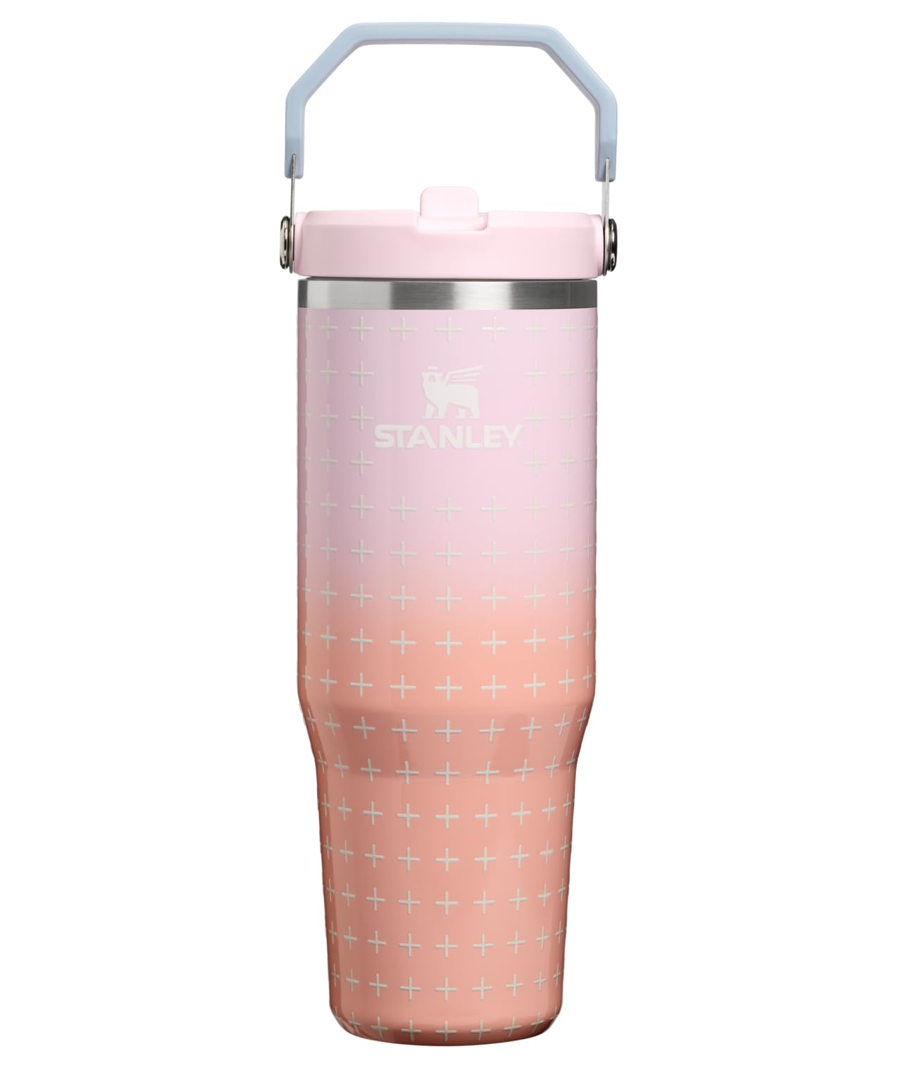 STANLEY IceFlow 2.0 Flip Straw Tumbler, 30 oz, Sorbet Plus | Easy Carry Handle | Twist On Lid and Flip Up Straw | Leak Resistant Water Bottle | Insulated Stainless Steel | BPA-Free